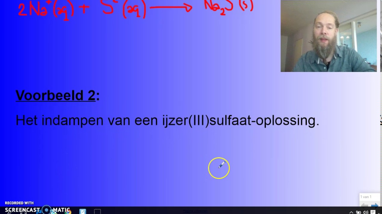 Filmpje 12: Het indampen van zoutoplossingen
