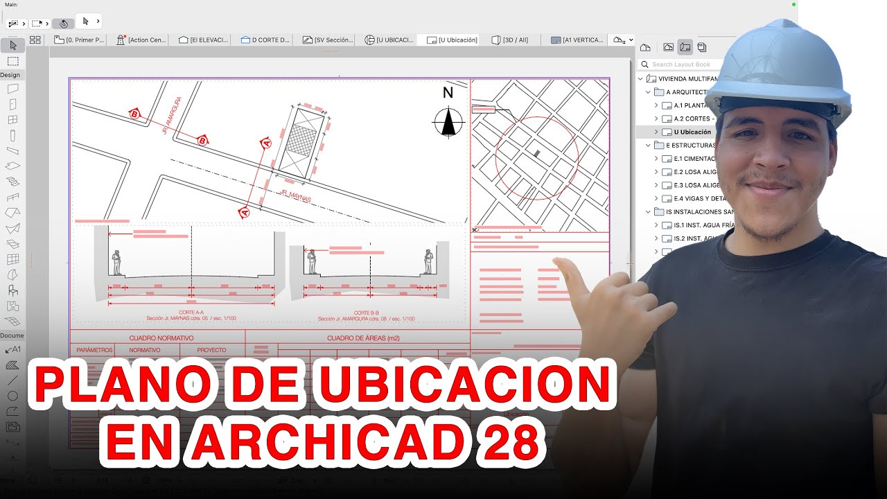 APRENDE a CREAR PLANOS de UBICACIÓN 🗺️📐 en ARCHICAD 🔥 | Tutorial PASO a PASO 🚀 #archicad28