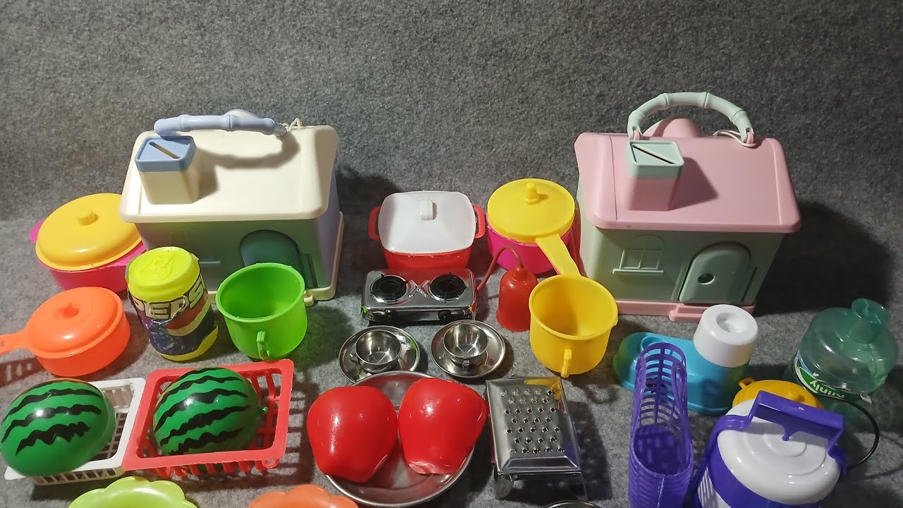 5:30  Minutes Satisfying With Unboxing Hello Kitty Kitchen Set | HowTo Set Miniature Kitchen Set