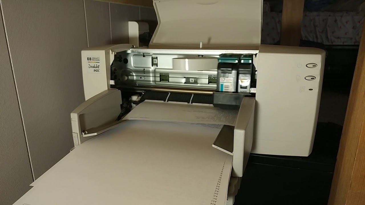 HP Deskjet 842 Internals in Operation