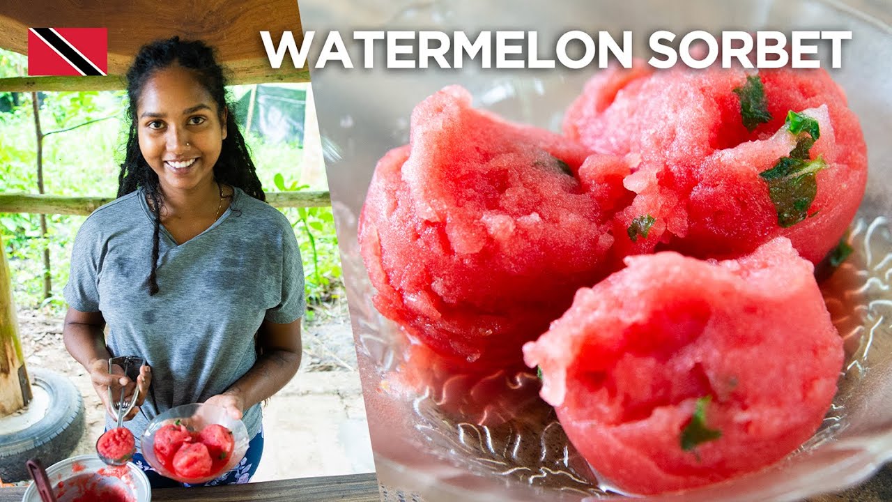 Watermelon Mint Sorbet Recipe at Wa Samaki Ecosystems in Freeport Trinidad & Tobago 🇹🇹 Foodie Nation