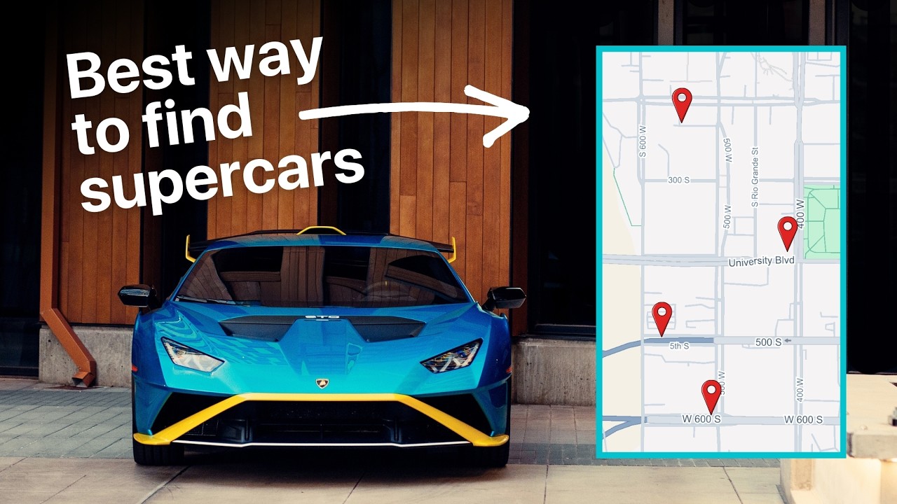 My Secret To Shooting Supercars for FREE