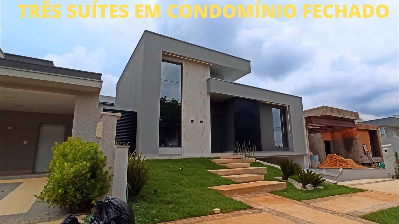 CASA COM 3 SUÍTES EM INDAIATUBA SP.(CONDOMÍNIO FECHADO)( VENDIDA )