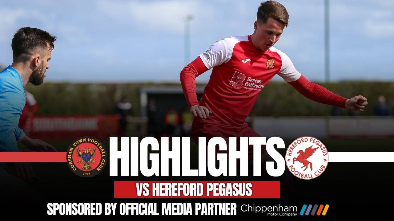 Corsham Town FC 1 V 1 Hereford Pegasus FC - Hellenic Premier Match Highlights
