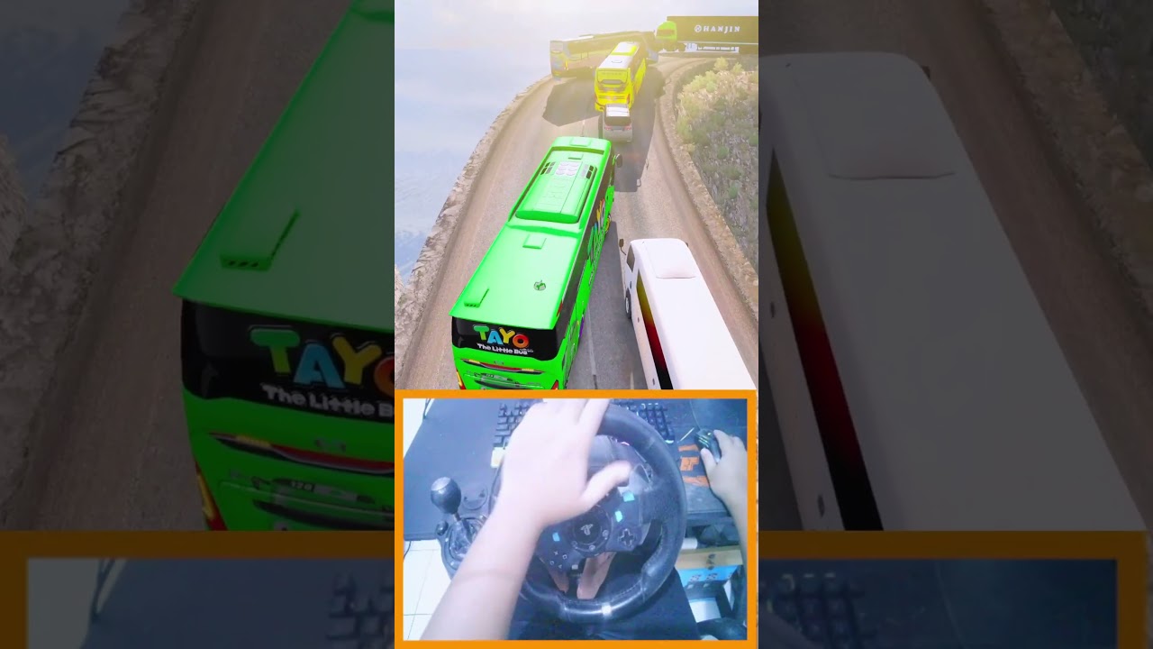 Rogi&rsquo;s First Day as a School Bus Driver - Telolet Katanya-Katanya | Part 3 #shorts #drivingsimulator