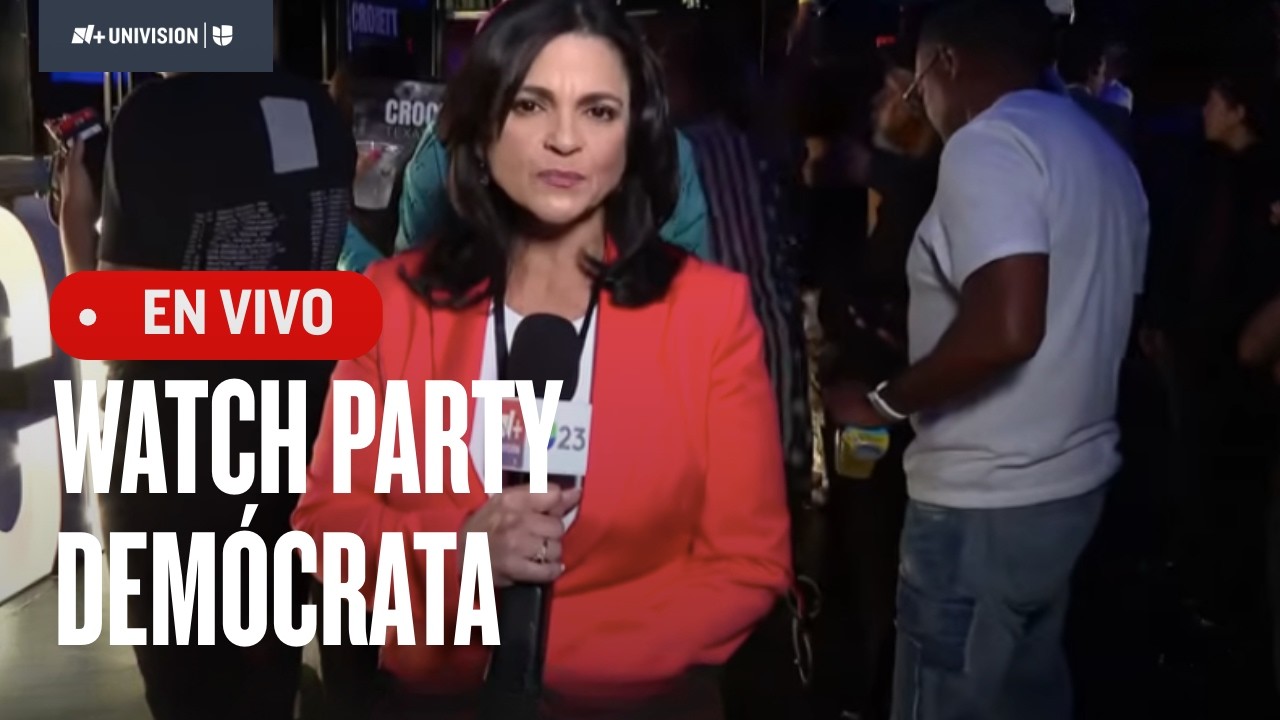 🔴#Envivo | Watch party del Partido Demócrata ante elecciones primarias