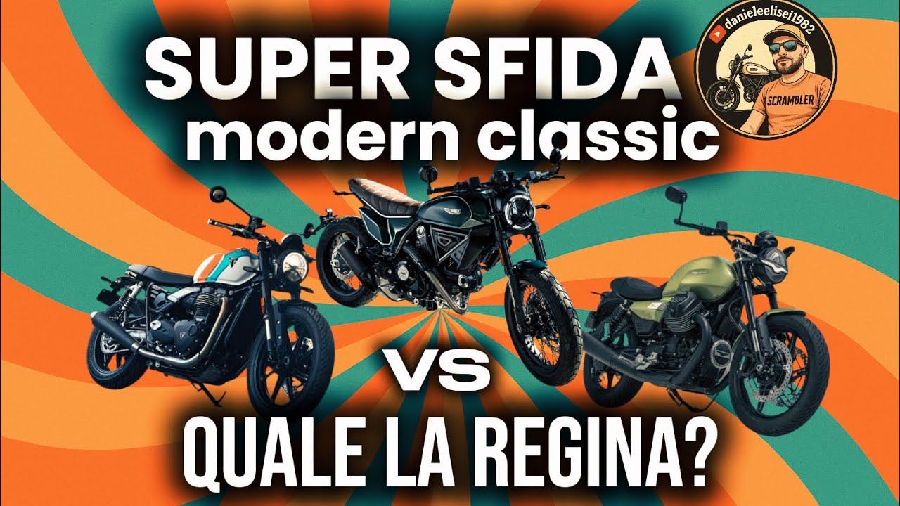 Triumph Speed twin 900 vs Moto Guzzi V7 vs Ducati Scrambler 800: LA SFIDA DEFINITIVA DEL 2025!