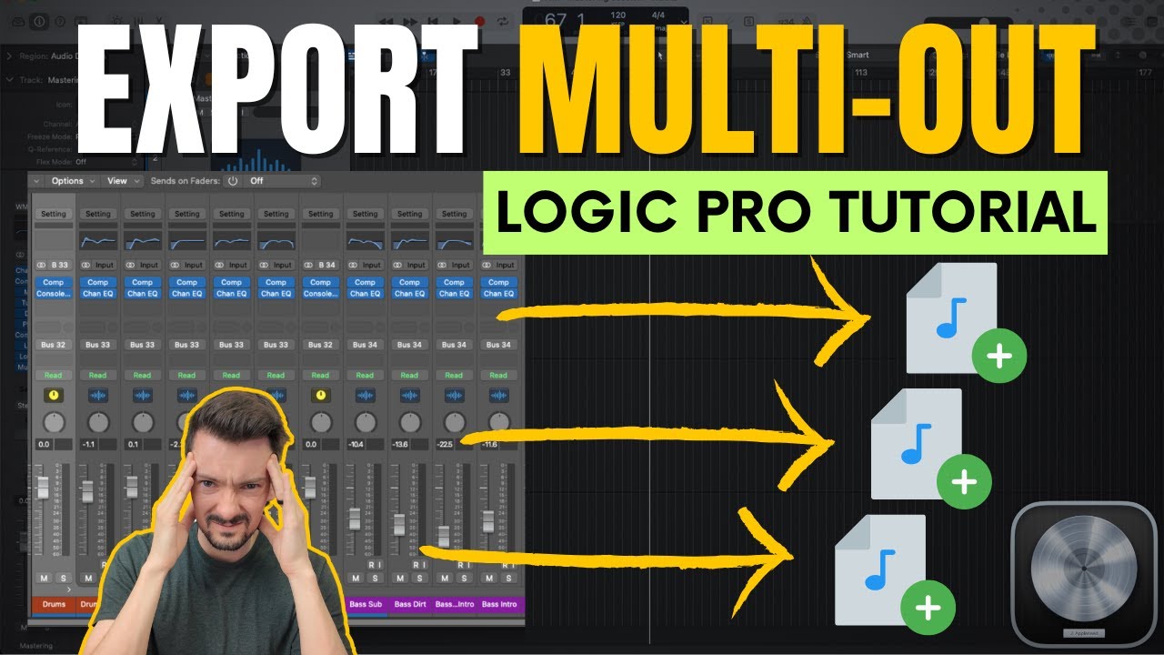Logic Pro | EXPORT Multi-Output Instruments | Easy Tutorial