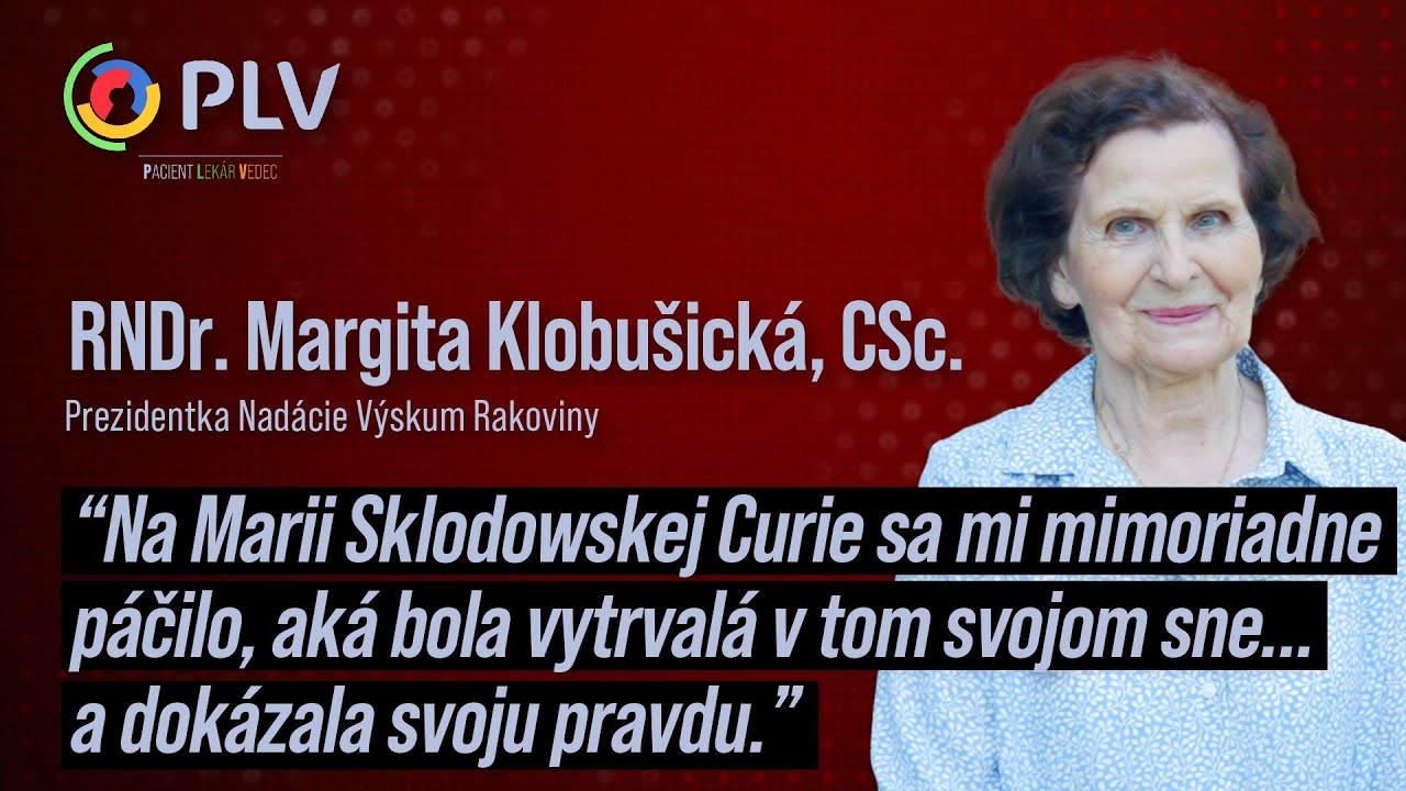 PLV s RNDr. Margitou Klobušickou, CSc., prezidentkou Nadácie výskum rakoviny