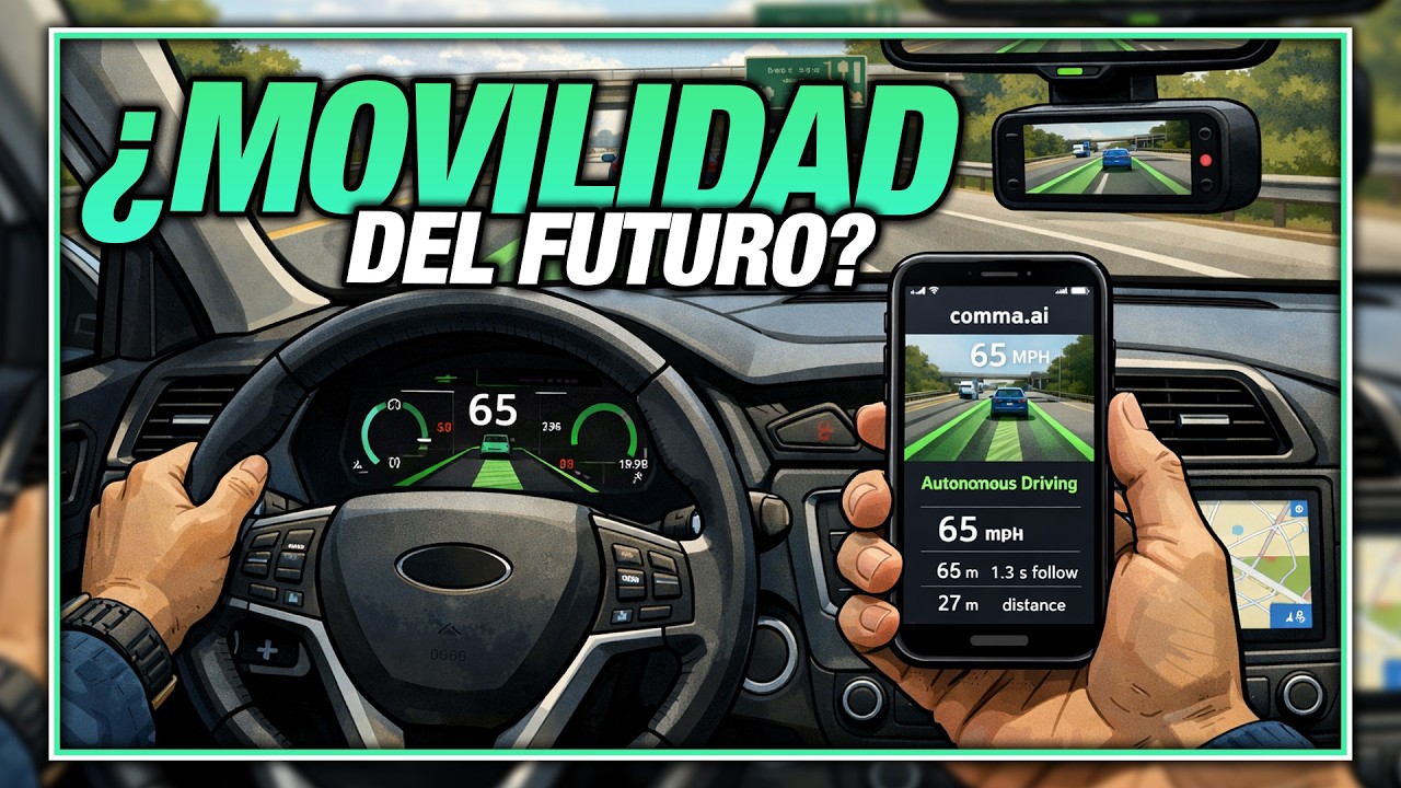 📲Sólo necesitas tu TELÉFONO MÓVIL  para hacer tu COCHE AUTÓNOMO