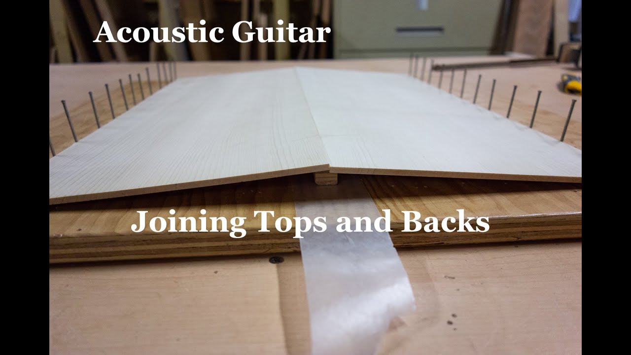 Joining Acoustic Guitar Tops and Backs | Tent Method