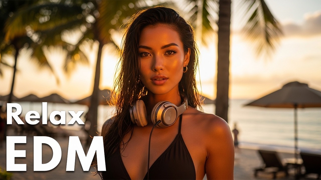 【EDM Relax #23】Warm Sunset Chill EDM 🌅 Relaxing Music for Coffee Time, Freelance Work & Inspiration