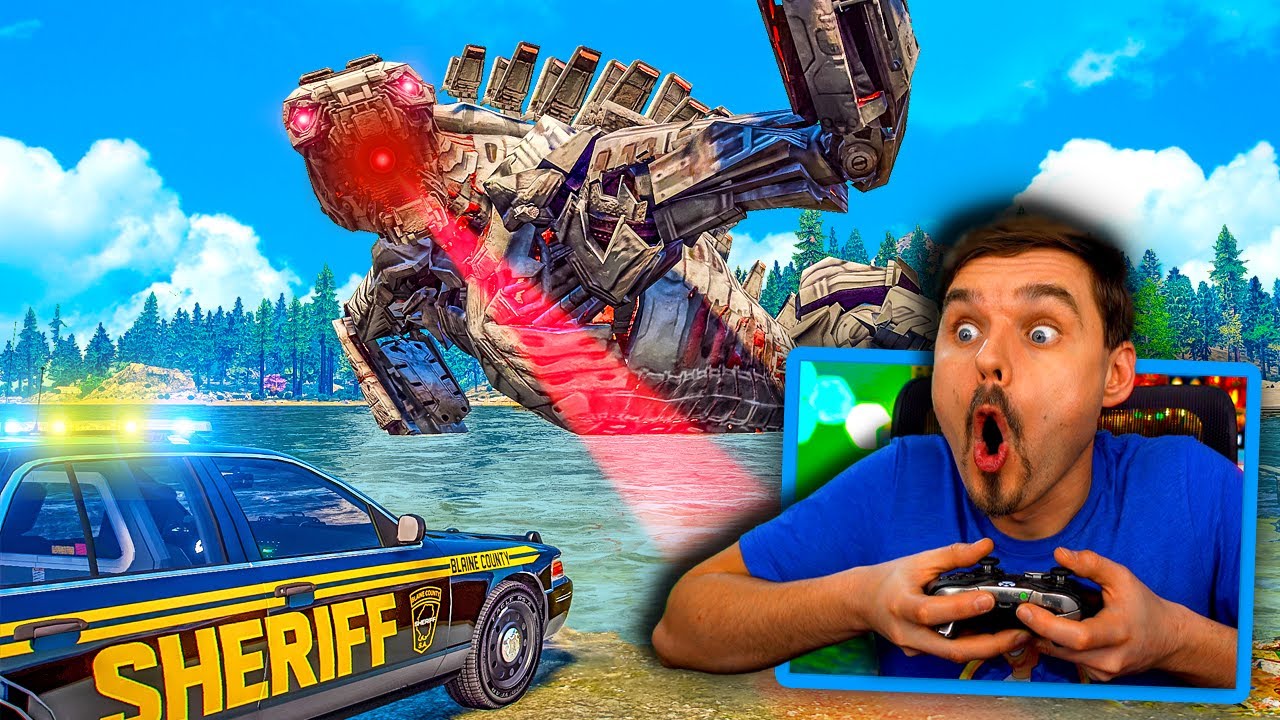 Mechagodzilla FOUND underwater in GTA 5! (WOW!)