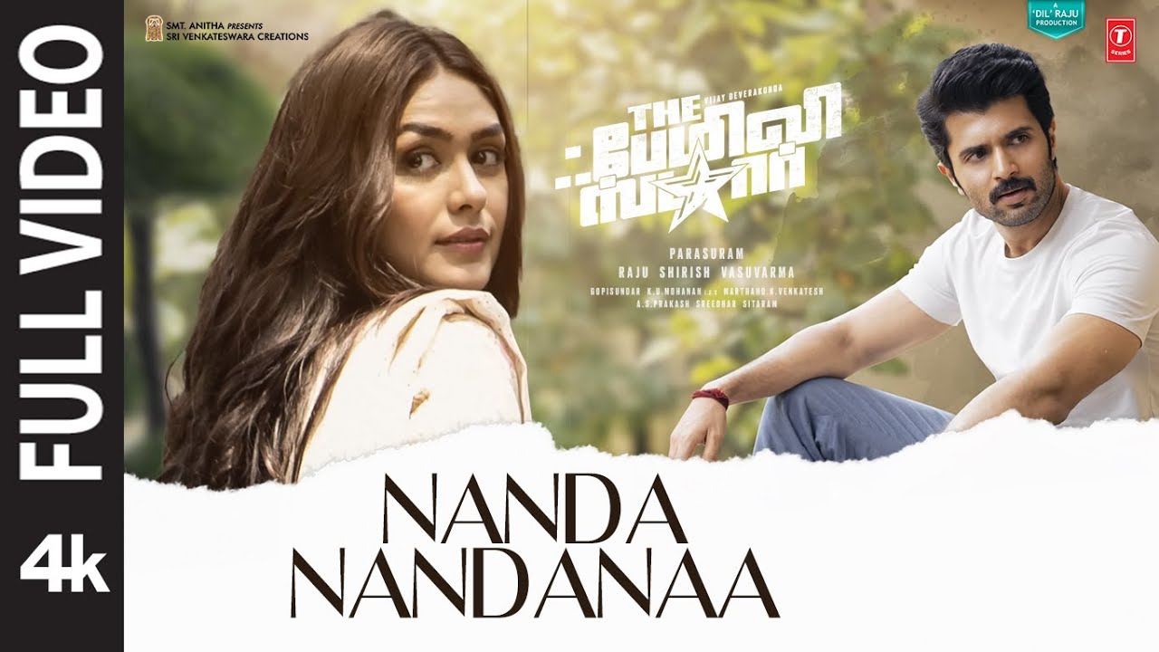 Full Video: Nandanandanaa | The Family Star | Vijay Deverakonda, Mrunal T | Gopi Sundar | Parasuram