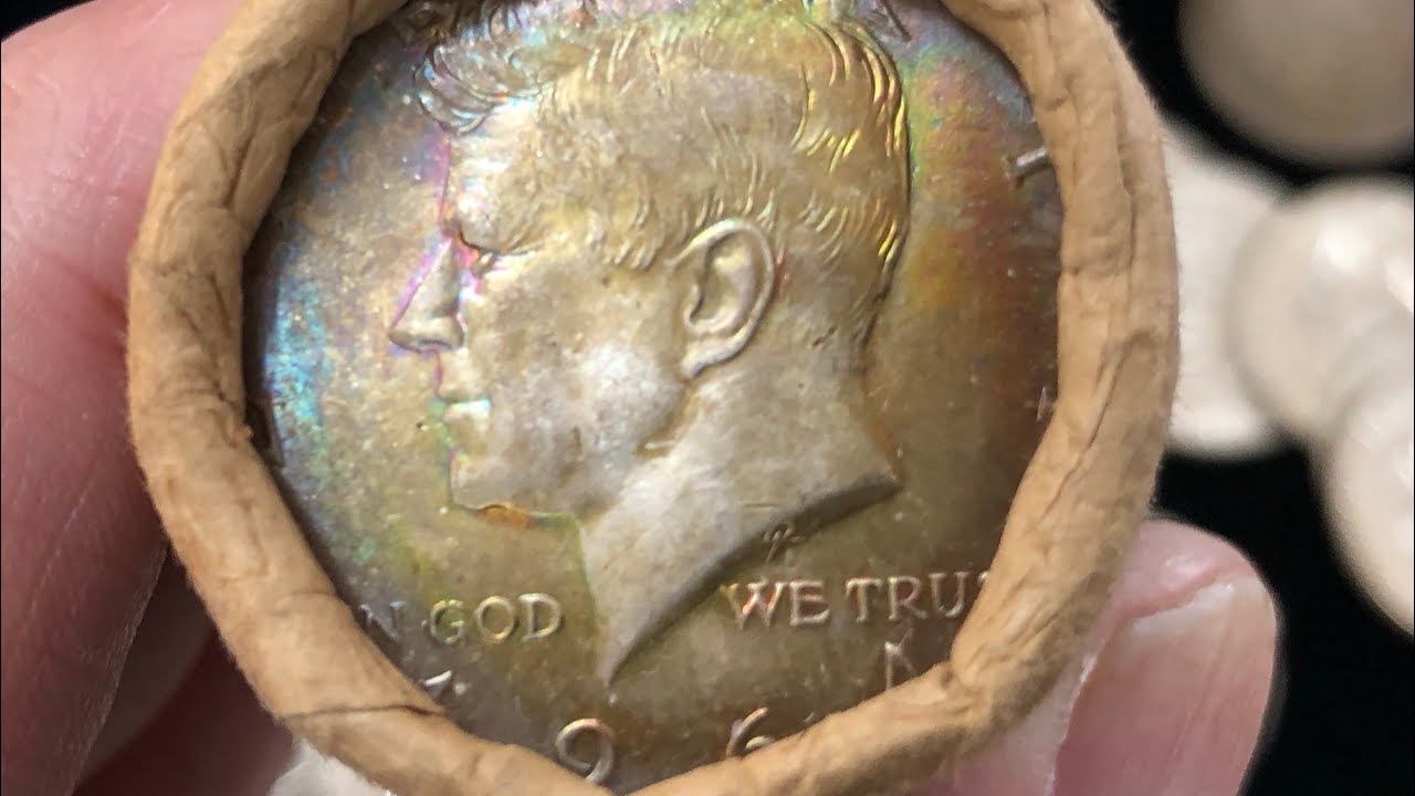 BU 1964 Kennedy Half Rolls 90% Silver