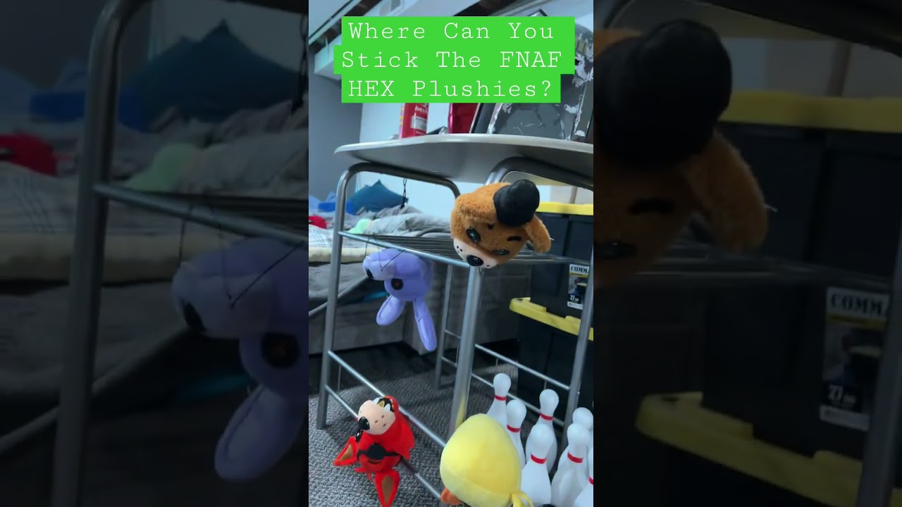 Where Can You Stick The FNAF HEX Plushies?