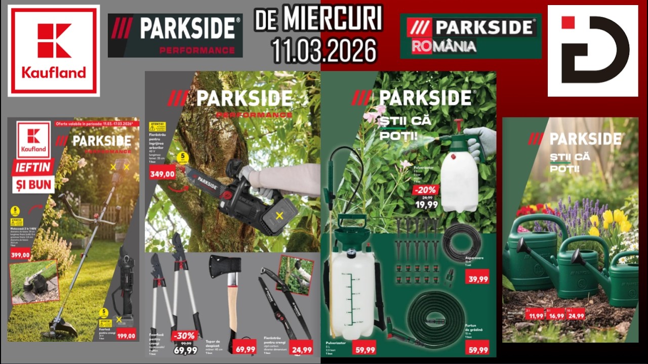 PARKSIDE® ROMANIA & PERFORMANCE  |  DE MIERCURI 11.03.2026 | Kaufland