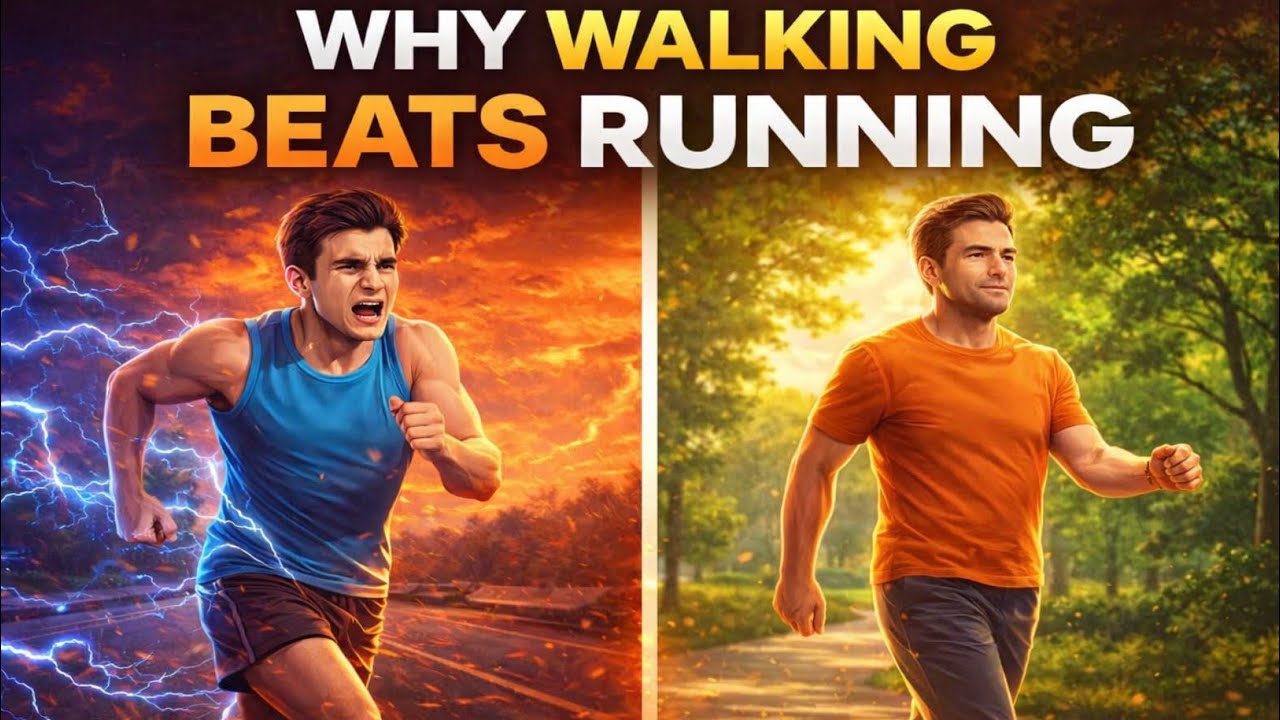 Why Brisk Walking Is Healthier Than Running | Science-Backed Fitness Secrets for Longevity
