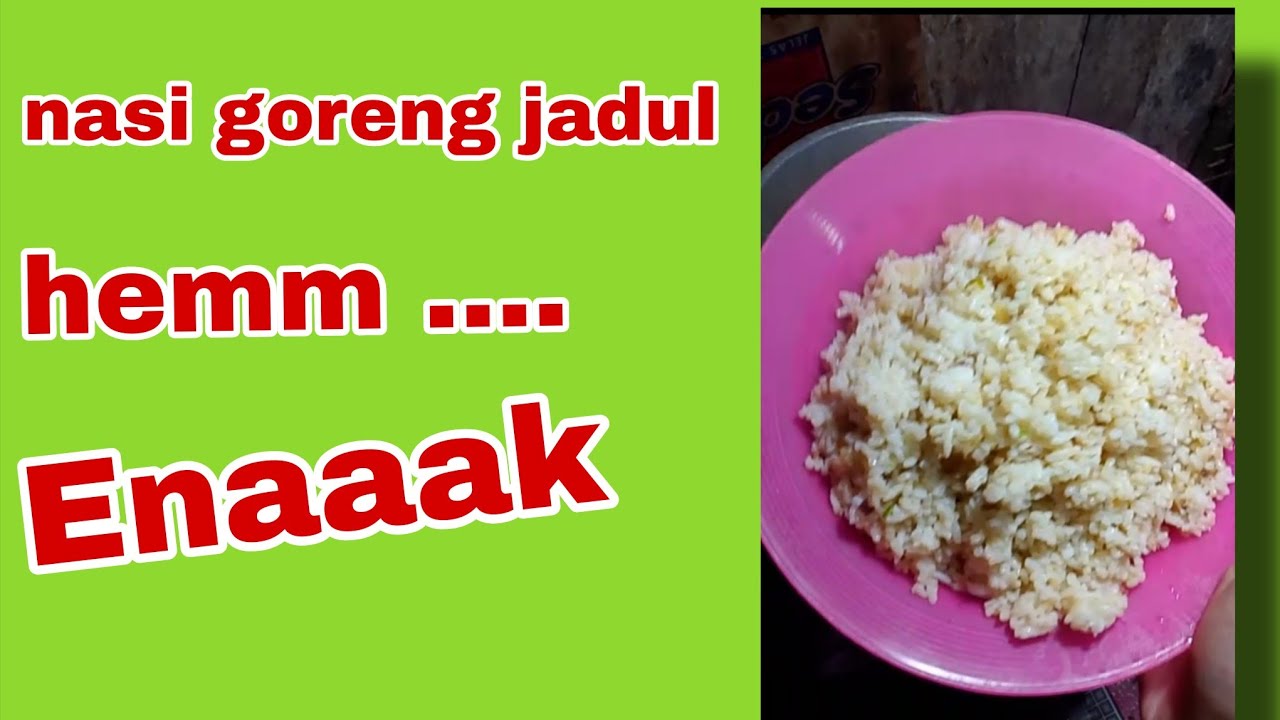 Resep nasi goreng jadul //praktis dan enaak