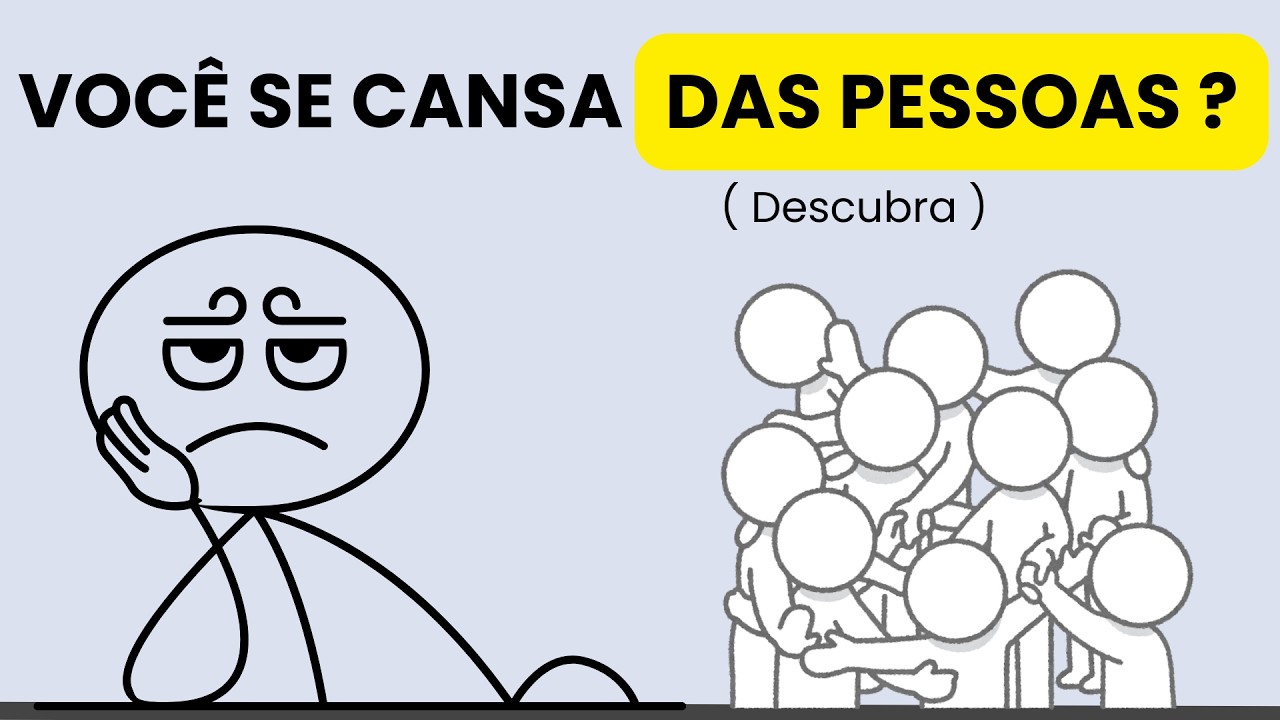 Pessoas que se CANSAM DAS PESSOAS | Psicologia