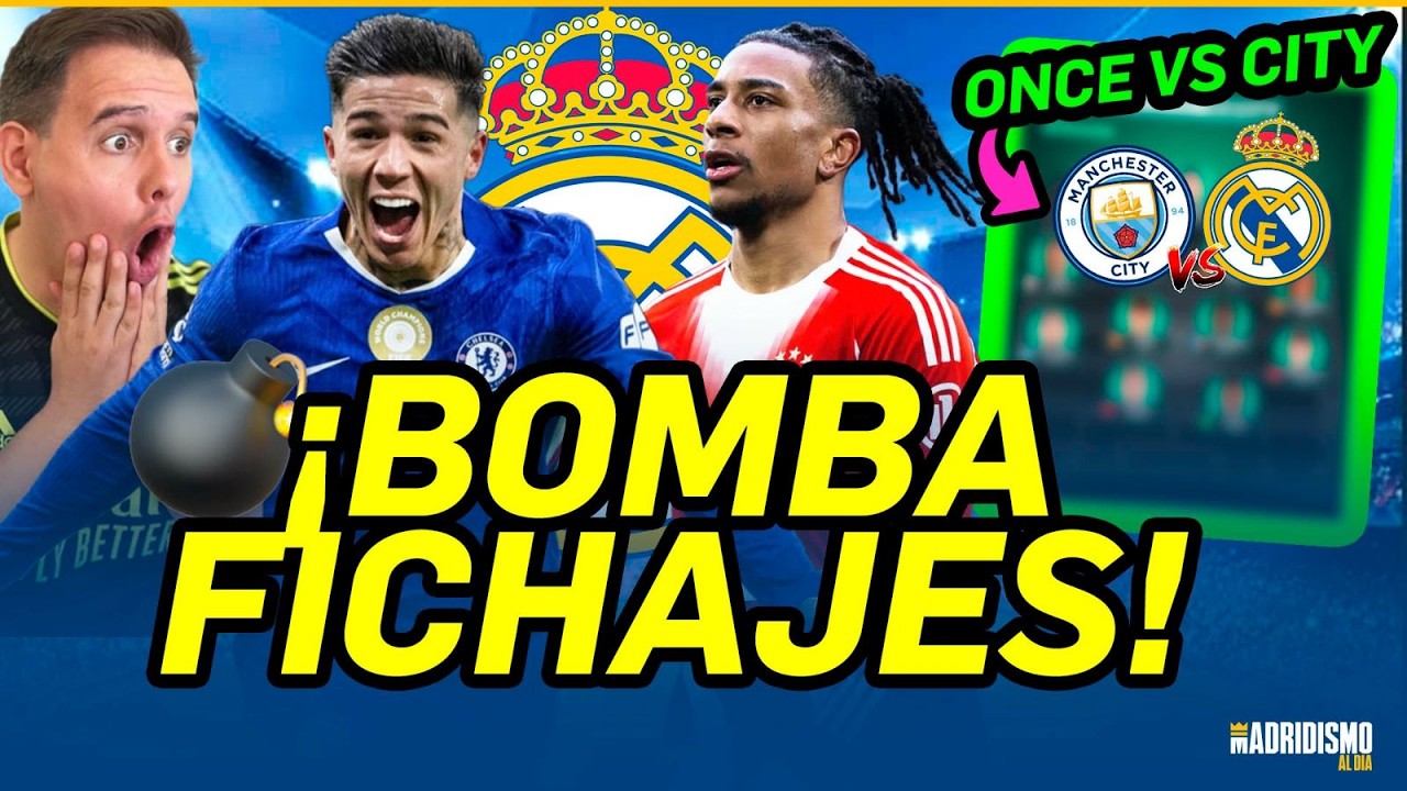 💣💥¡BOMBA en el REAL MADRID! OLISE y ENZO FERNÁNDEZ en la ÓRBITA… y el ONCE vs CITY⚪🟣
