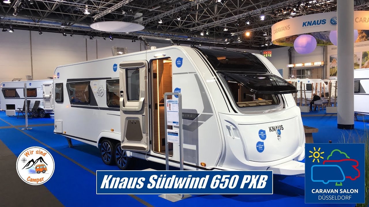 Vorstellung des Knaus Südwind 650 PXB mit Front Küche auf dem Caravan Salon 2019