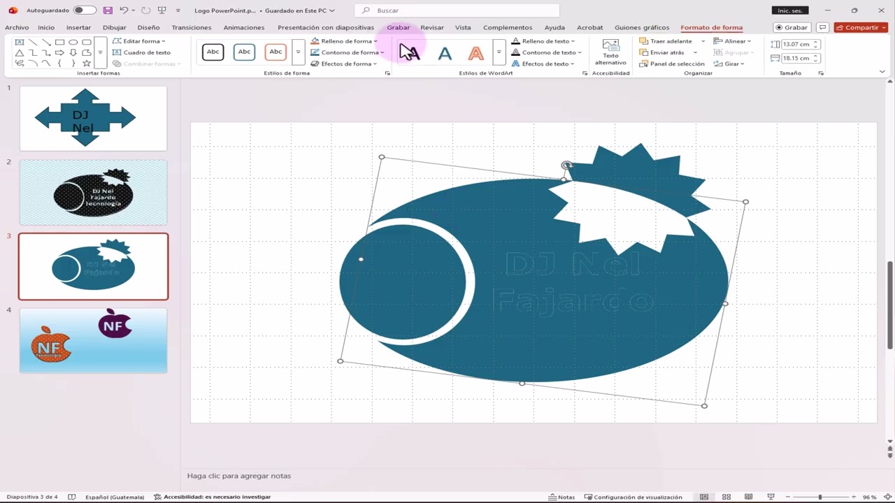 PowerPoint 8 Logo Combinar formas 2026
