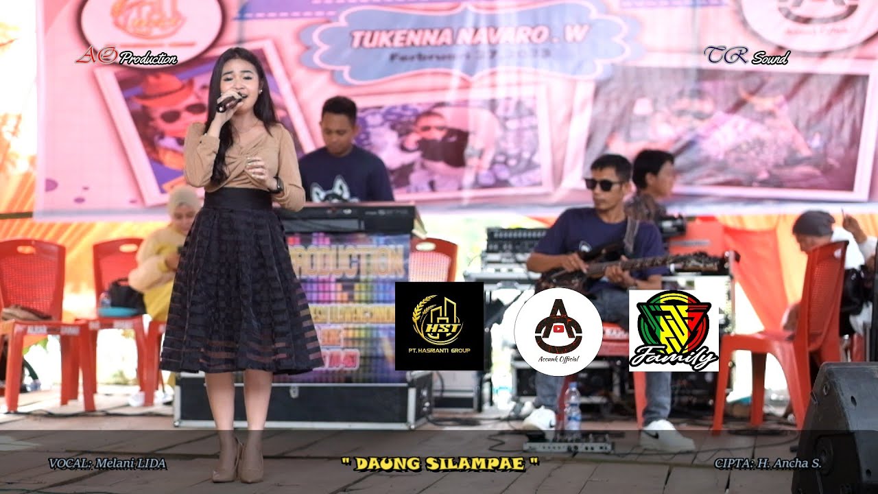 Melani Lida - DAUNG SILAMPAE - AO PRODUCTION Live in Tana Cella'e  Sidrap 2023 Bugis Electone