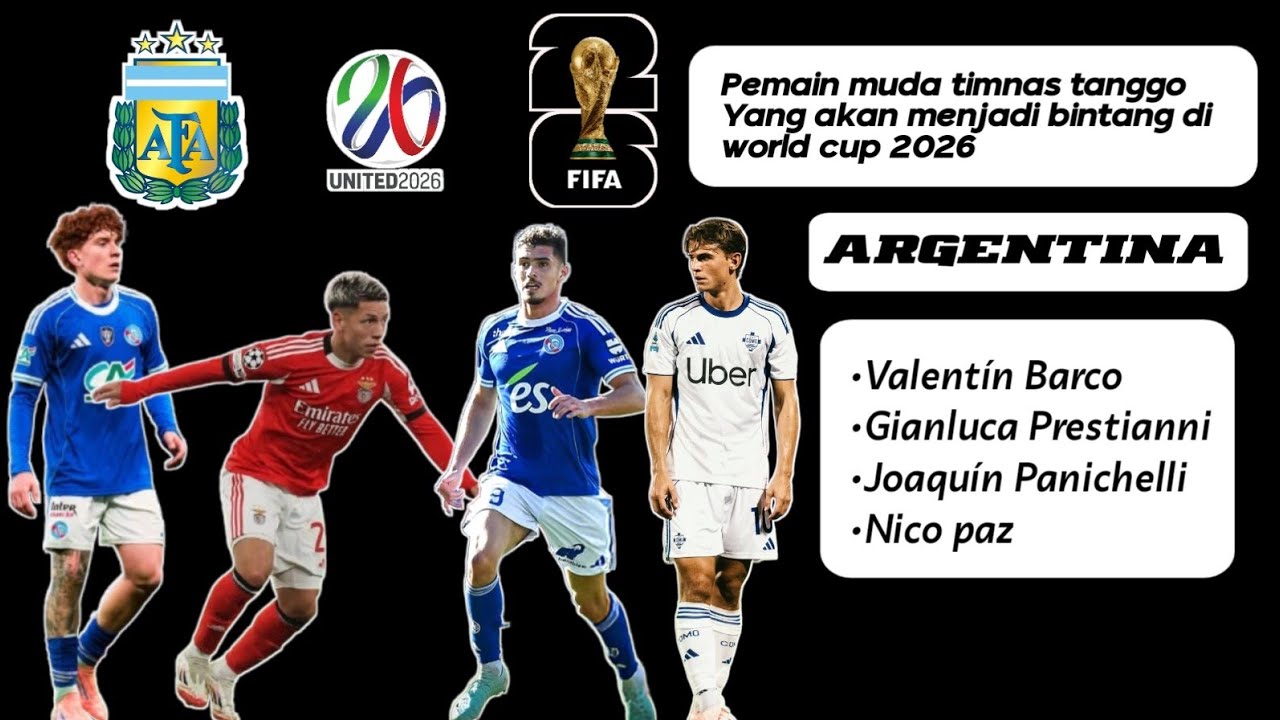 Skill Skuad Muda Argentina di Piala Dunia 2026 | Siap Menggila di USA,Canada,Mexico!