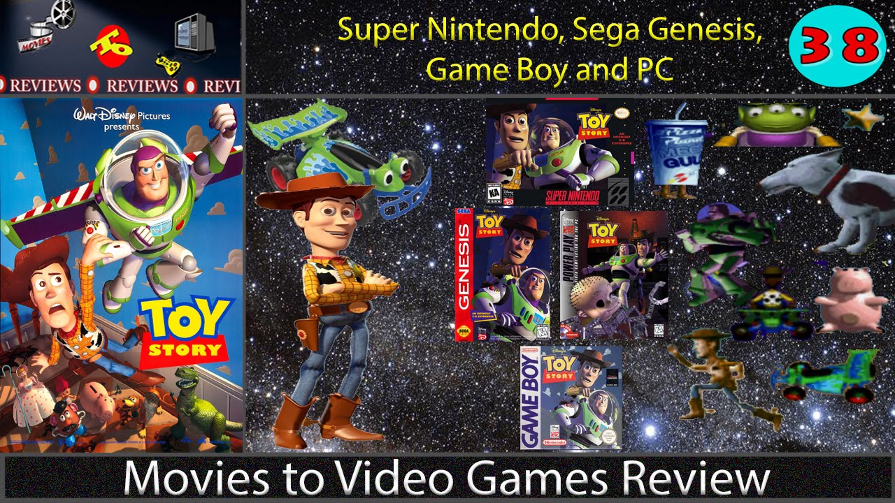 Movies to Video Games Review -- Toy Story (SNES, Genesis, Game Boy & PC)