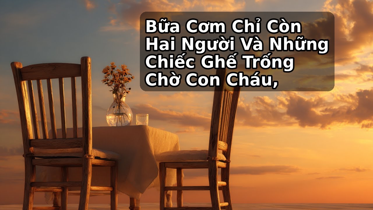 Bữa Cơm Chỉ Còn Hai Người Và Những Chiếc Ghế Trống Chờ Con Cháu