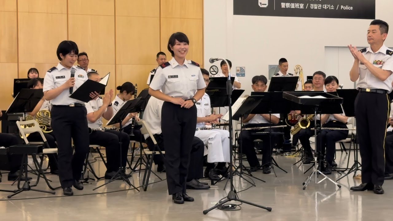 「長崎の鐘」歌：水上珠奈（陸士長）海上自衛隊佐世保地方隊創設70周年記念サマーフェスティバル2023