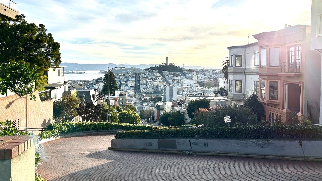 EXPLORING San Francisco's FAMOUS Lombard Street on a Morning Walk
