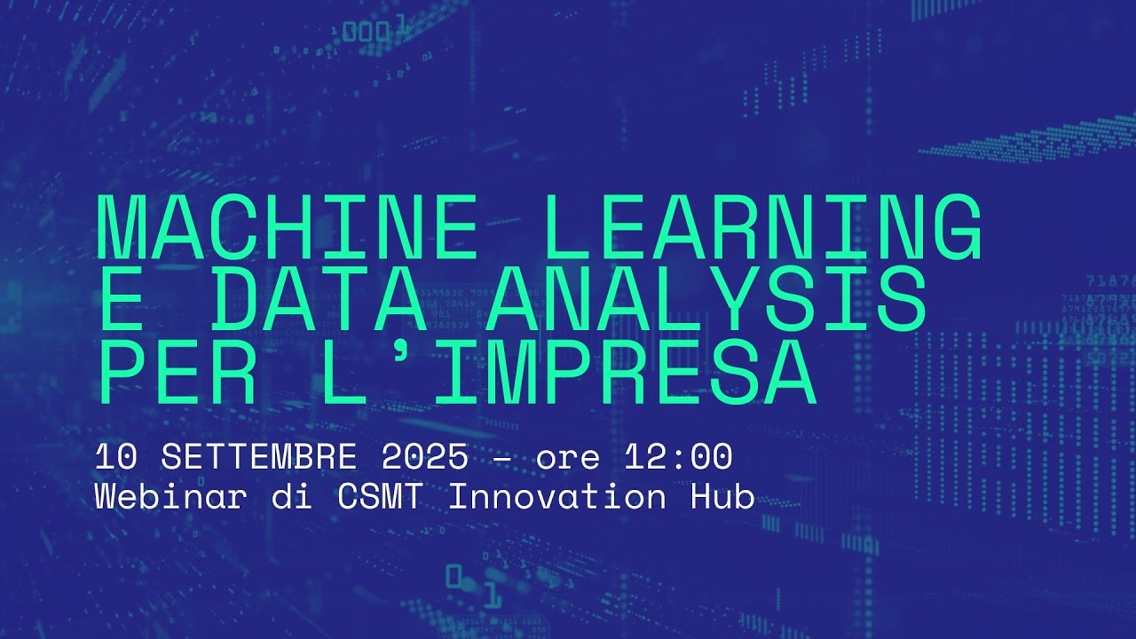 Machine Learning e Data Analysis per l’impresa