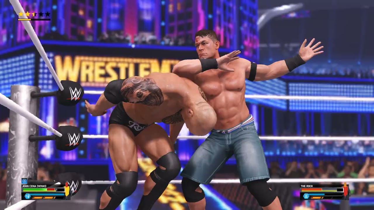 WWE2K25-John Cena vs The Rock l WWE Title Match