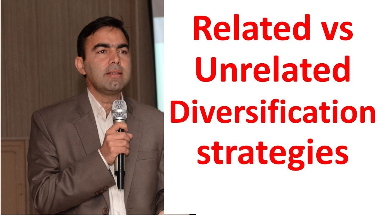 Diversification strategies | Examples of Related and unrelated diversification strategies