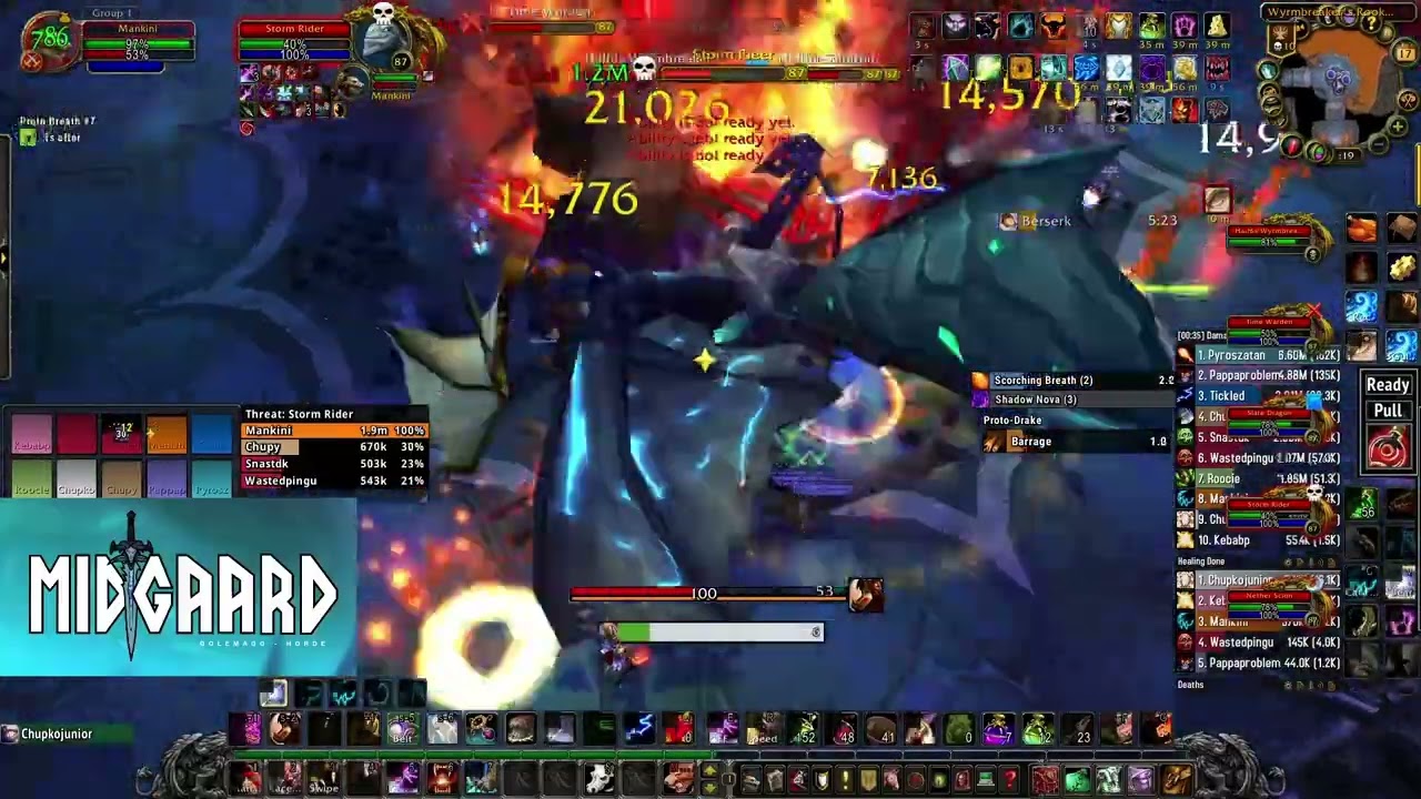 Cataclysm Feral Druid Tank - BOT 10HC - Halfus Wyrmbreaker