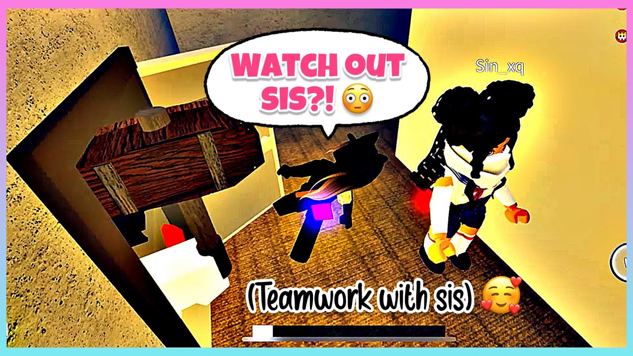ME And MY SISTER VS A PRO BEAST 😱 + A Glitching Round 😓| Roblox Flee the Facility