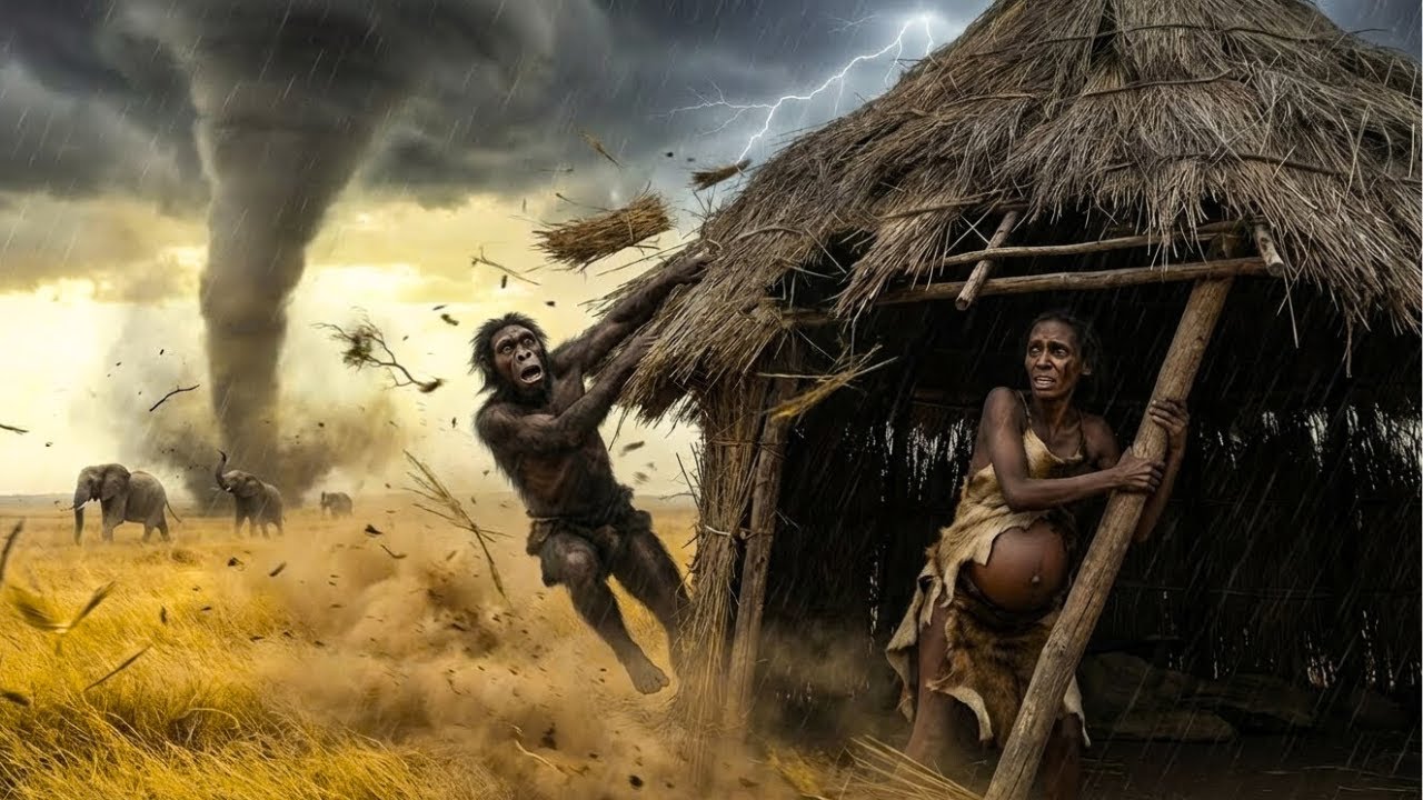 Life Million Years Ago | How Prehistoric Humans Fought to Survive a Deadly Ancient Storm