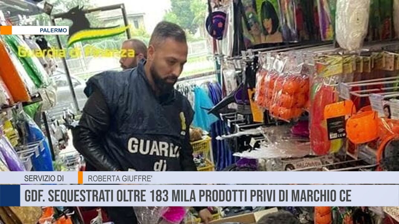 GdF. Sequestrati oltre 183 mila prodotti privi di marchio CE