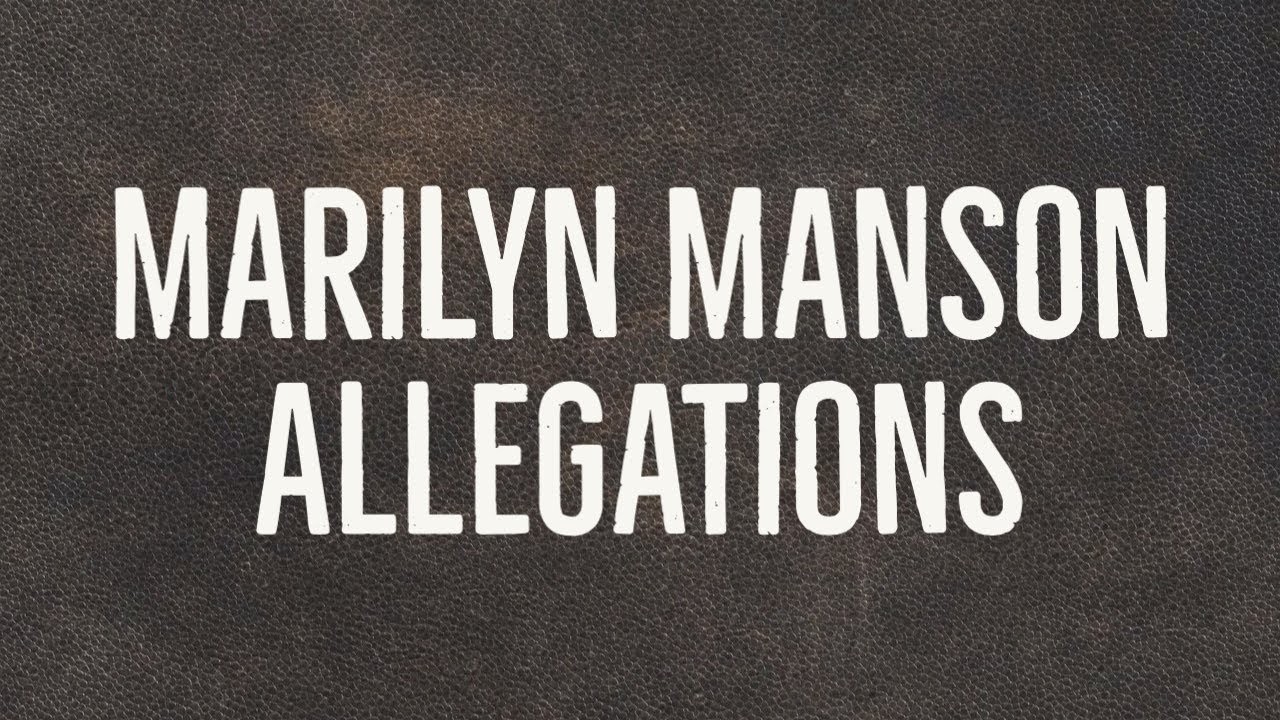 Marilyn Manson Allegations