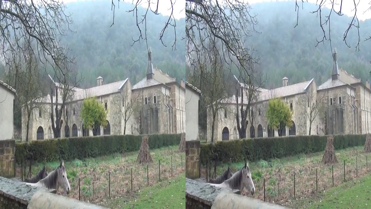 Monasterio Cister de Iranzu Navarra en 3D