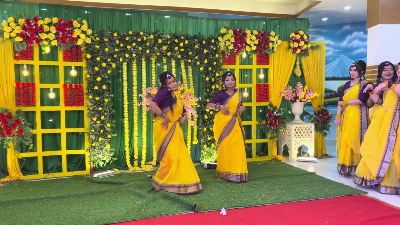 Haldi dance performance 