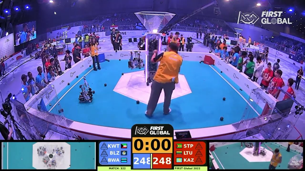 Lituanica X. Robots scored record 505 points! 2022 FIRST Global Challenge Day 3