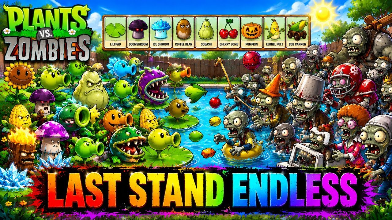 🛖 210-220 PvZ last stand endless @MonsterGaming5Z 