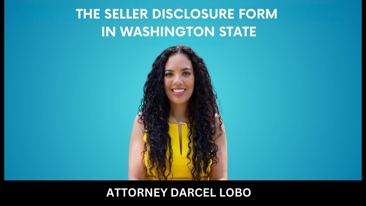 THE SELLER DISCLOSURE FORM IN WASHINGTON STATE// Form 17