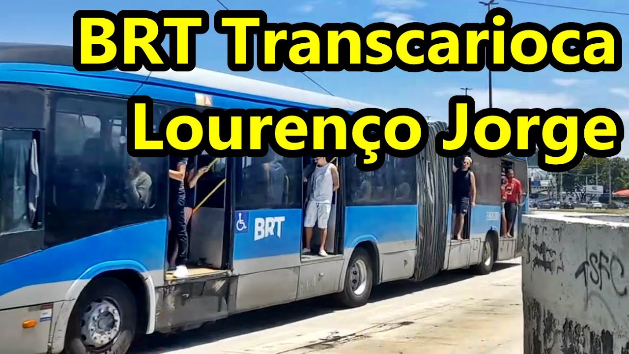 BRT Mobi Rio Lourenço Jorge - estação do corredor Transcarioca na Barra da Tijuca
