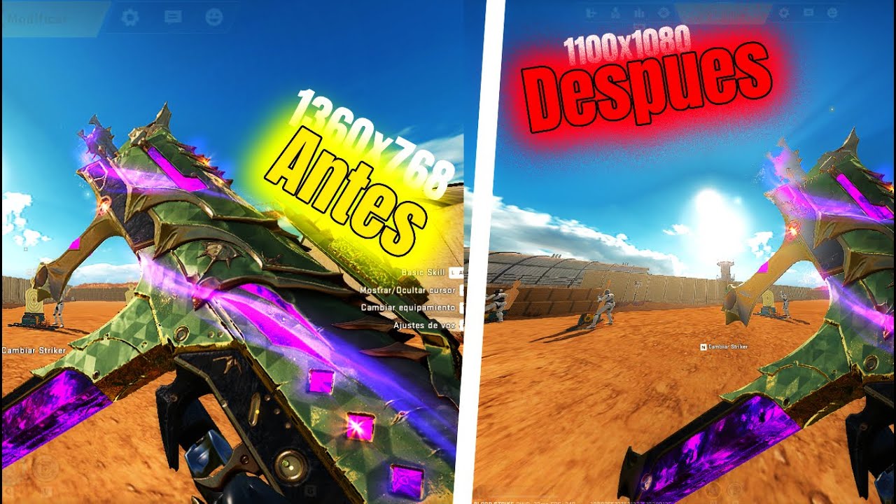 Como Poner la RESOLUCIÓN ESTIRADA en BLOODSTRIKE  #bloodstriker #StrikerLATAM #BloodStrikeLatam