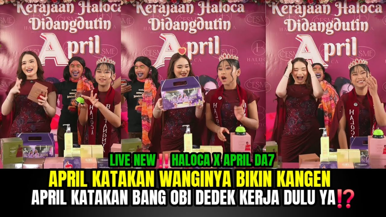 AUTO BAPER❗️APRIL KATAKAN BANG OBI DEDEK KERJA DULU YA!!