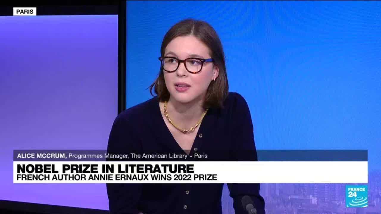 French writer Annie Ernaux awarded Nobel Prize in literature • FRANCE 24 English